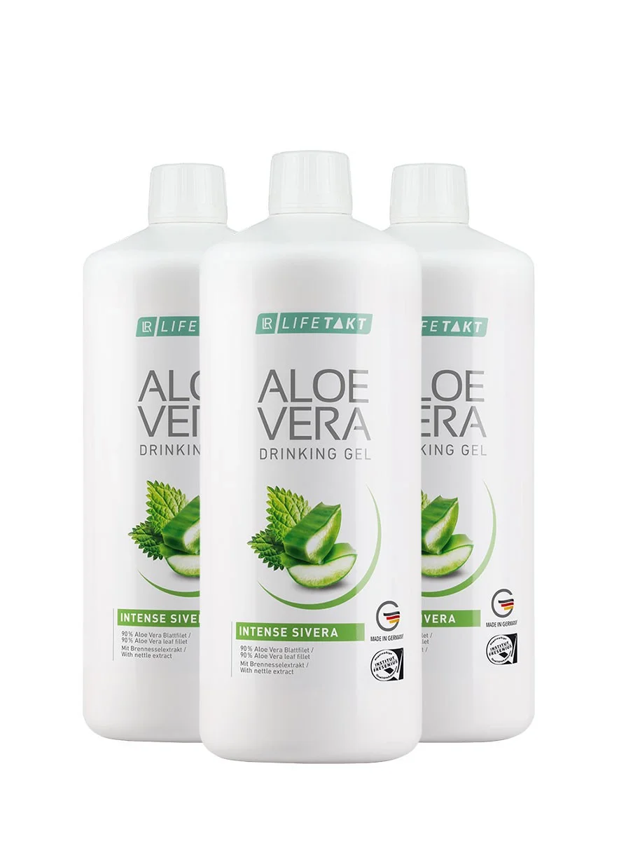 Aloe Vera Drinking Gel Intense Sivera Σετ 3 τεμ.