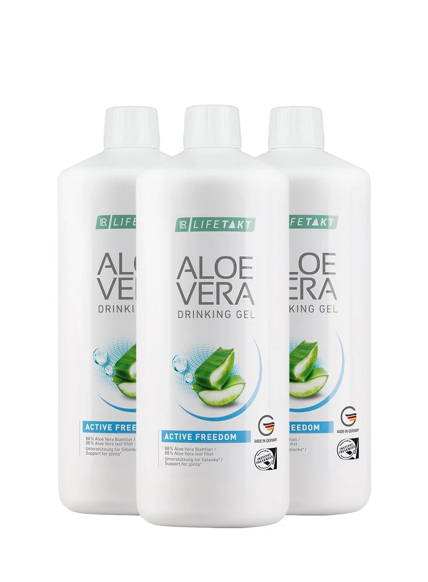 Aloe Vera Drinking Gel Active Freedom Σετ 3 τεμ