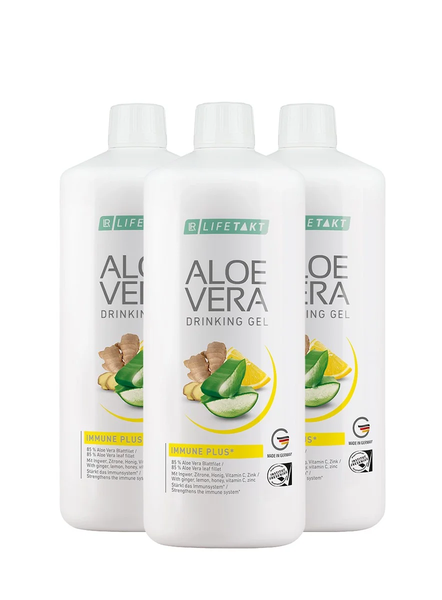 Aloe Vera Drinking Gel Immune Plus Σετ 3 τεμ